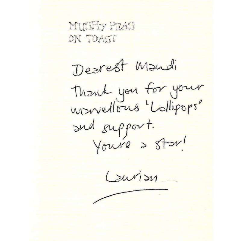 Mushy Peas on Toast (Inscrbed by Author) | Laurian Clemence