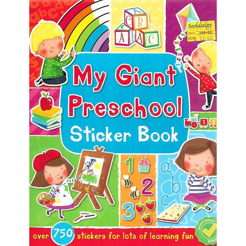 My Giant Preschool Sticker Book (Over 750 Stickers for Lots of Learning Fun)