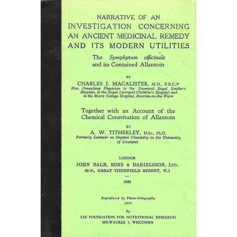 Narrative of an Investigation Concerning an Ancient Medicinal Remedy and its Modern Utitilies | C...