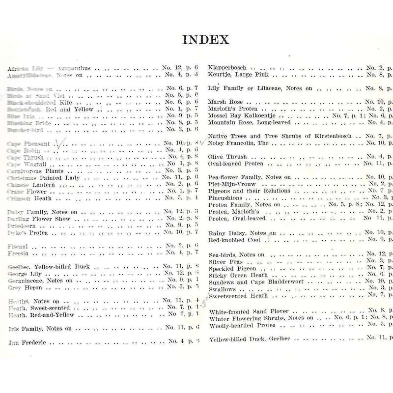 Nature Notes Vol. 1 (Issues 1-12)