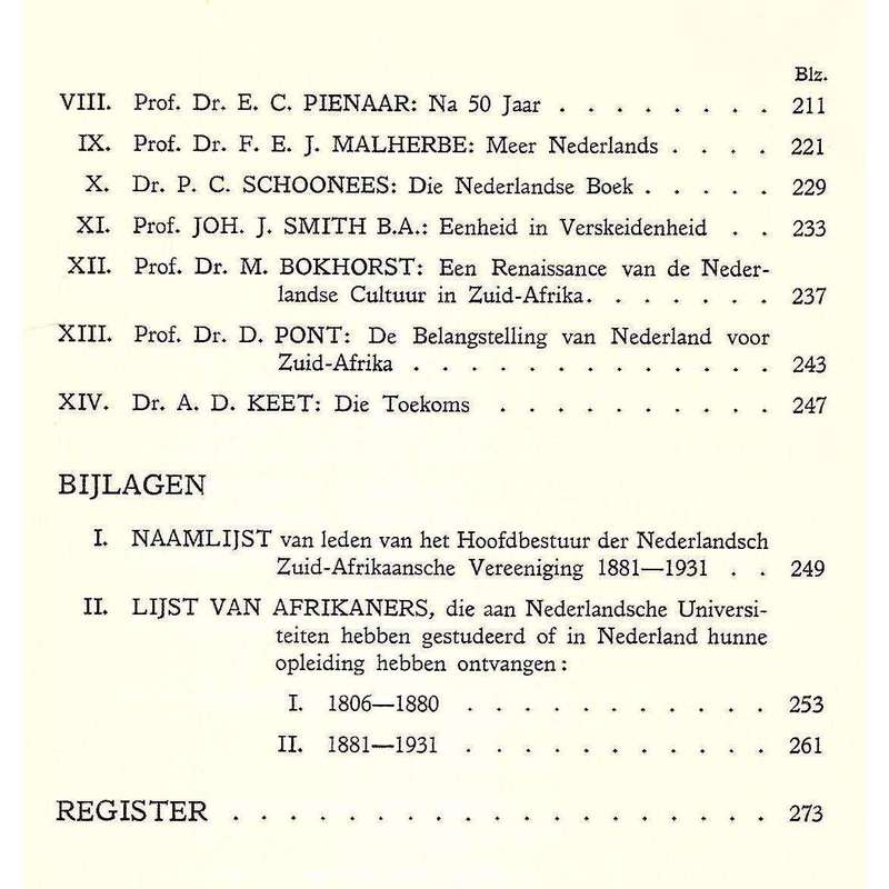 Nederland - Zuid-Afika (Commemorative Volume)