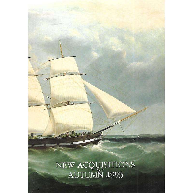 New Acquisitions, Autumn 1993 (Invitation to the Exhibition)