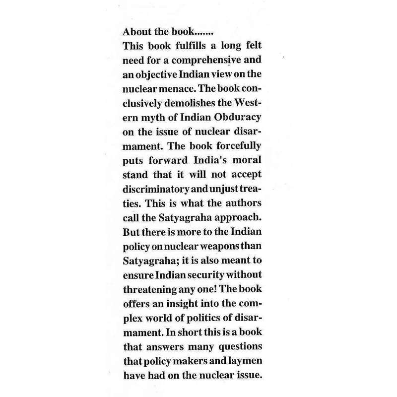 Nuclear Menace: The Satyagraha Approach (Inscribed by Co-Author) | Eric A. Vas, Keshav S. Pendse ...