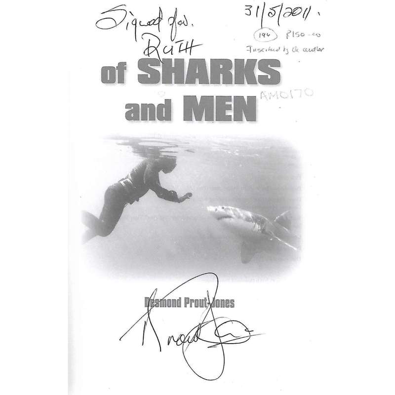 Of Sharks and Men (With Author's Inscription) | Desmond Prout-Jones