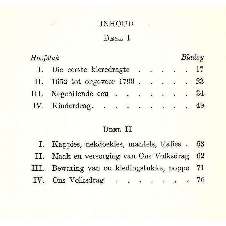 Ons Kleredrag (Inscribed by Author) | Trudie Kestell