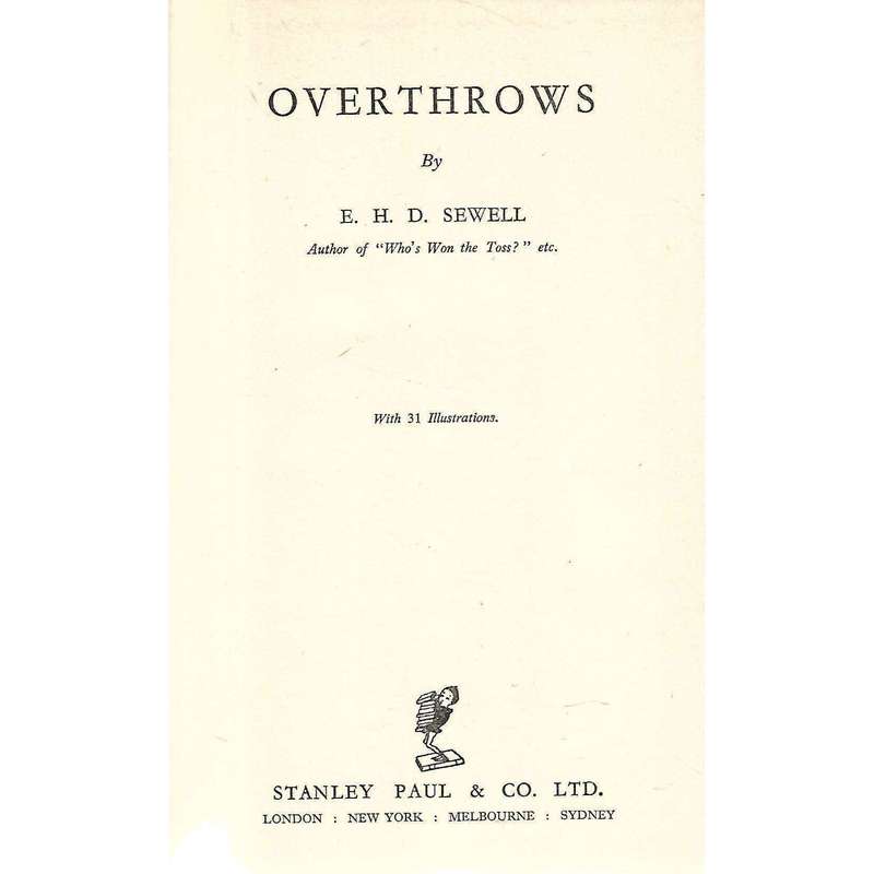 Overthrows | E. H. D. Sewell