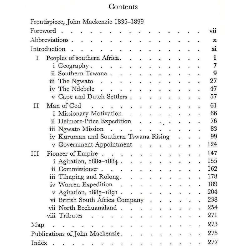 Papers of John Mackenzie | Anthony J. Dachs (Ed.)