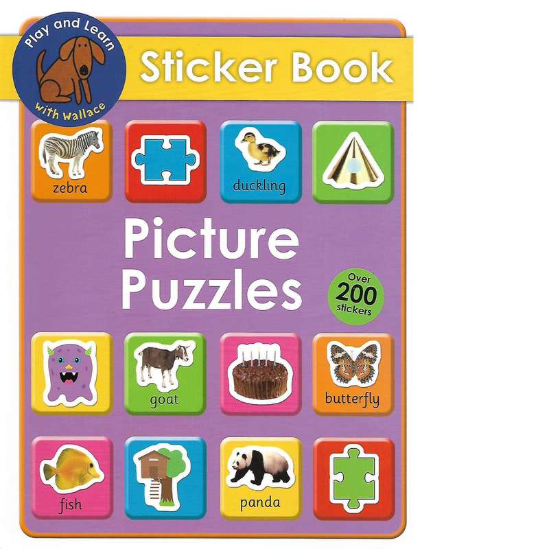 Picture Puzzles (Play and Learn with Wallace Sticker Book) | Roger Priddy