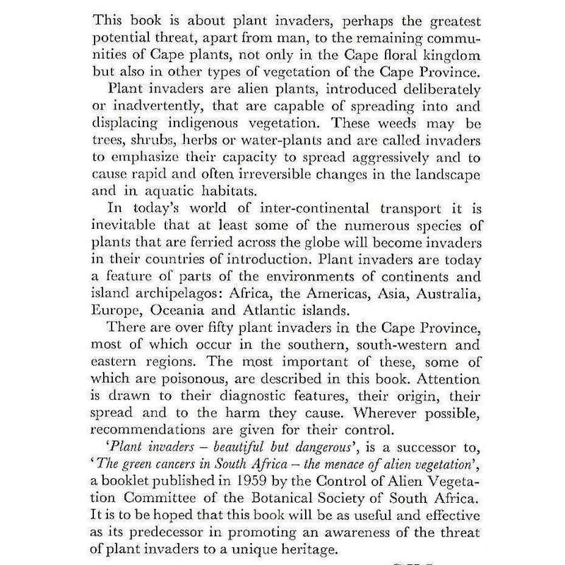 Plant Invaders: Beautiful, But Dangerous | C. H. Stirton (Ed.)