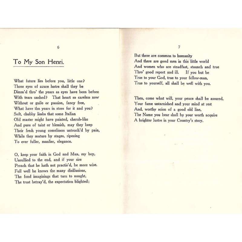 Poems (Signed by Author) | Henri Brink