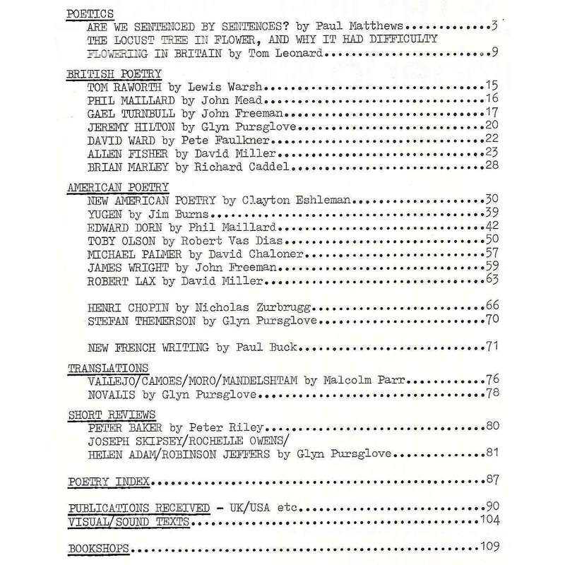 Poetry Information (No. 16, Winter 1976/7) | Peter Hodgkiss (Ed.)
