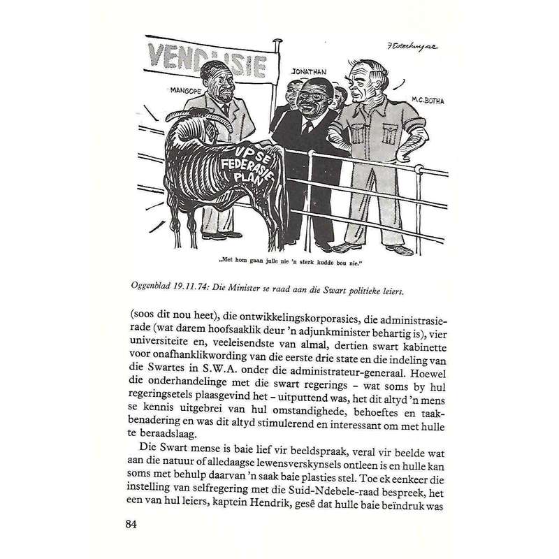 Politiek en Parliment (Signed by Author) | M. C. Botha