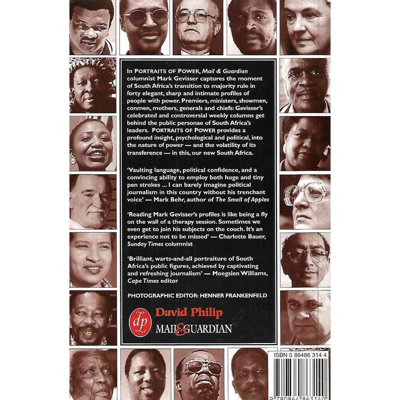 Portraits of Power: Profiles in a Changing South Africa (Inscribed by Author) | Mark Gevisser