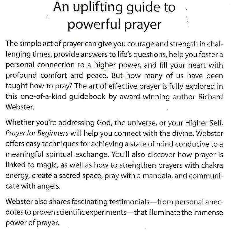 Prayer for Beginners: Discovering the Language of Your Soul | Richard Webster