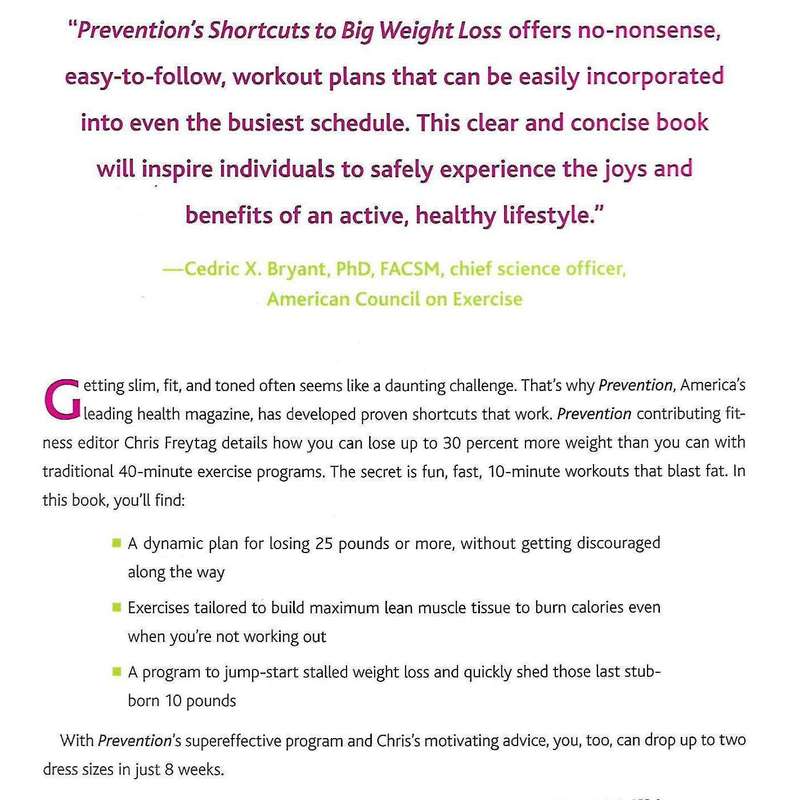 Prevention 2008: Shortcuts to Big Weight Loss | Chris Freytag