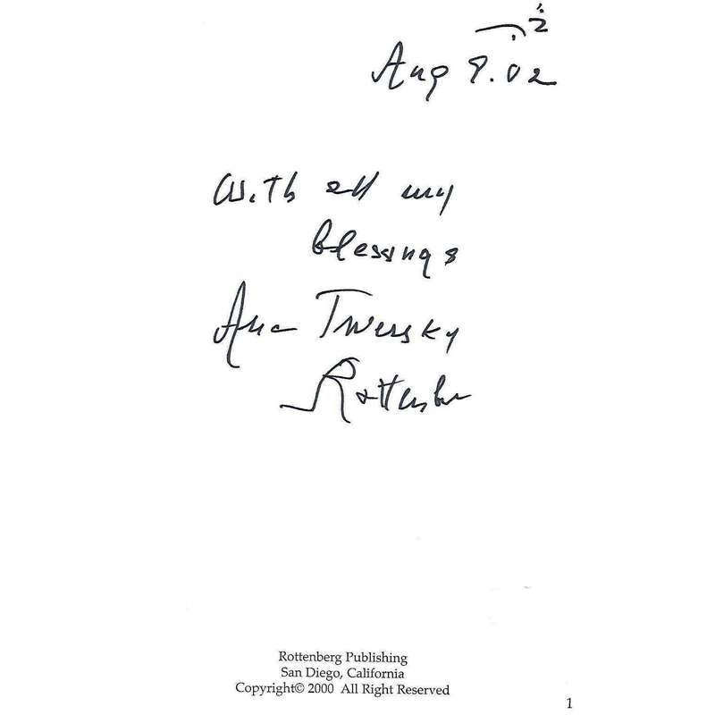 Recollections of a Rabbi's Daughter  (Inscribed by Author) | Rebbetzin Chana Twersky Rottenberg