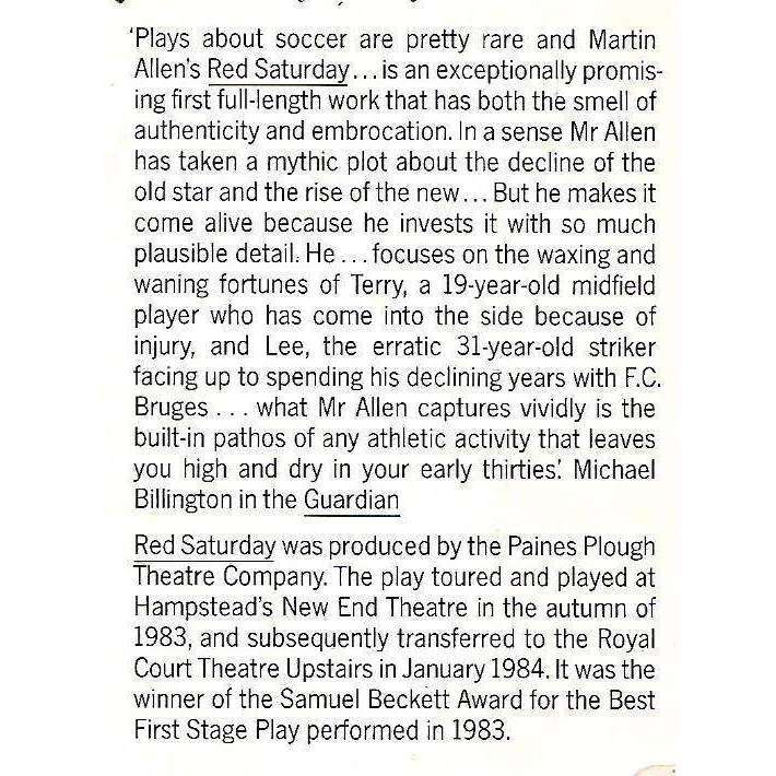 Red Saturday | Martin Allen