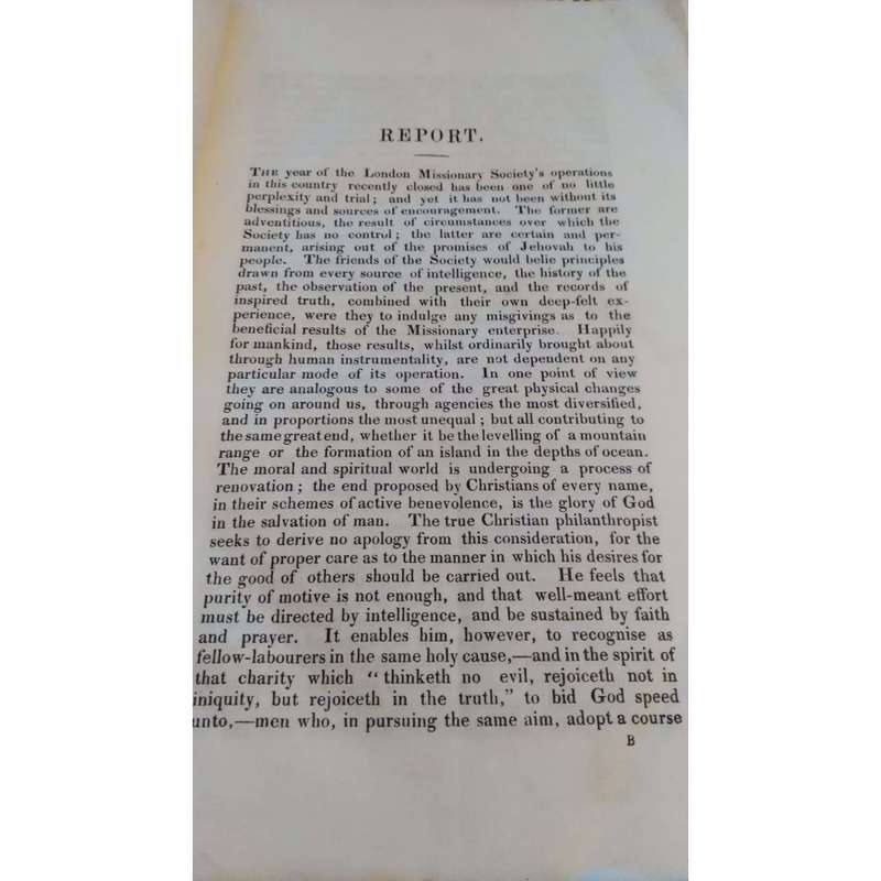 Report of the Missions in South Africa and of Auxiliaries - London Missionary Society (1851)