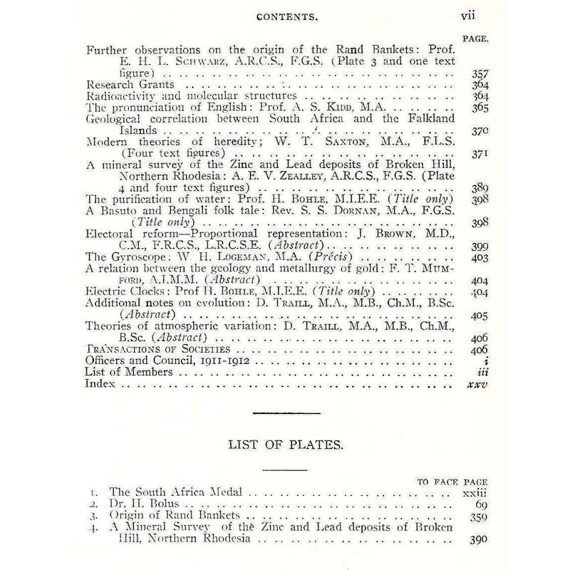 Report of the South African Association for the Advancement of Science (Bulawayo, 1911)