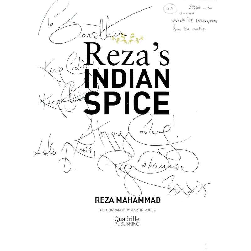 Reza's Indian Spice (Inscribed by Author) | Reza Mahammad