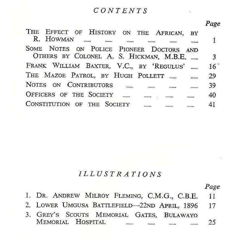 Rhodesiana (No. 2, 1957)