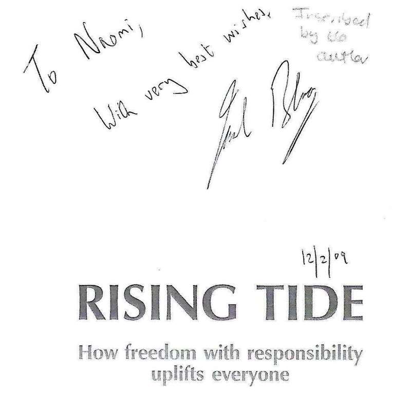 Rising Tide: How Freedom With Responsibility Uplifts Everyone (Inscribed by Author) | Jack Bloom