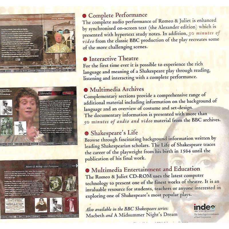 Romeo & Juliet (Shakespeare on CD-ROM Series) | William Shakespeare