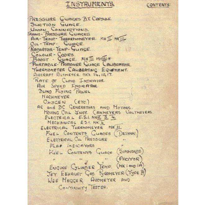 Royal Air Force Note Book For Workshop & Laboratory Records