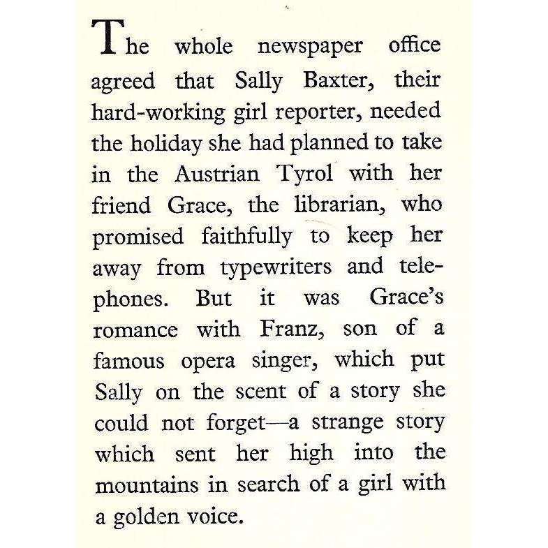 Sally Baxter, Girl Reporter: Festival Holiday | Sylvia Edwards