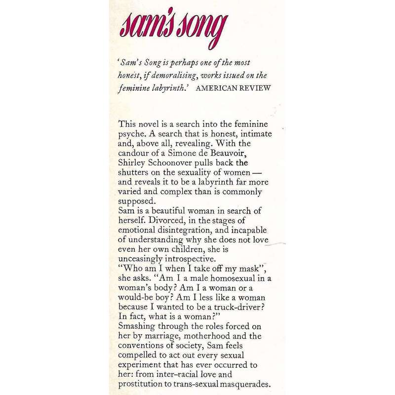 Sam's Song | Shirley Schoonover