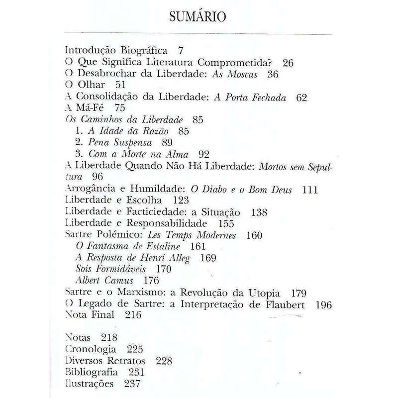 Sartre (Portuguese) | Walter Biemel