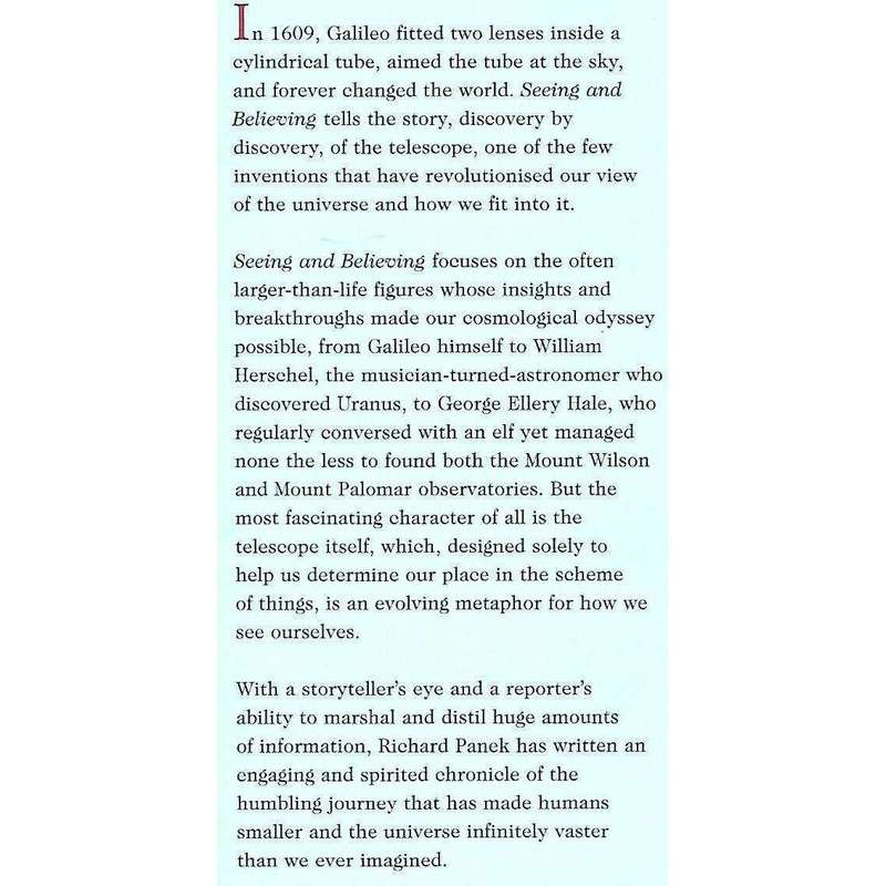 Seeing and Believing: The Story of the Telescope, or How We Found Our Place in the Universe | Ric...