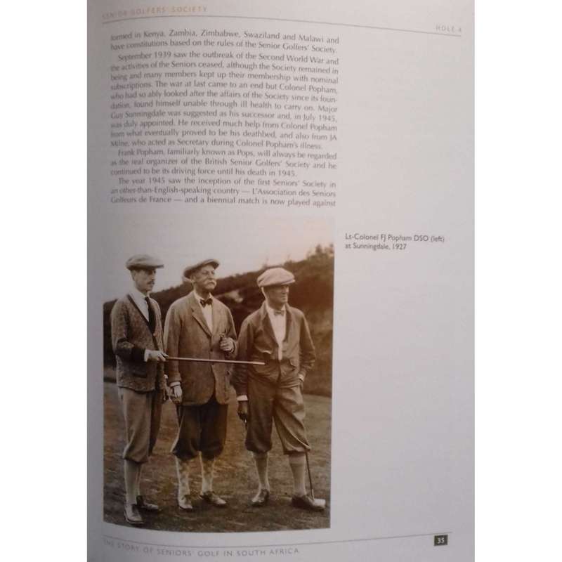 Senior Moments: The Story of Seniors' Golf in South Africa (Limited Deluxe Edition, Inscribed by ...