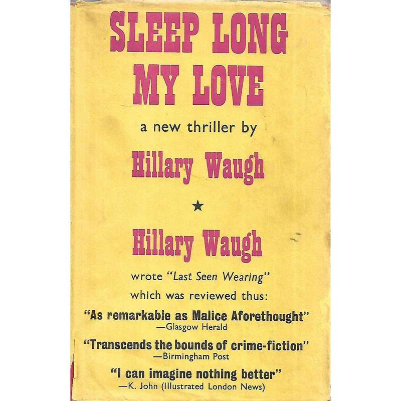Sleep Long My Love (First Edition, 1960) | Hillary Waugh