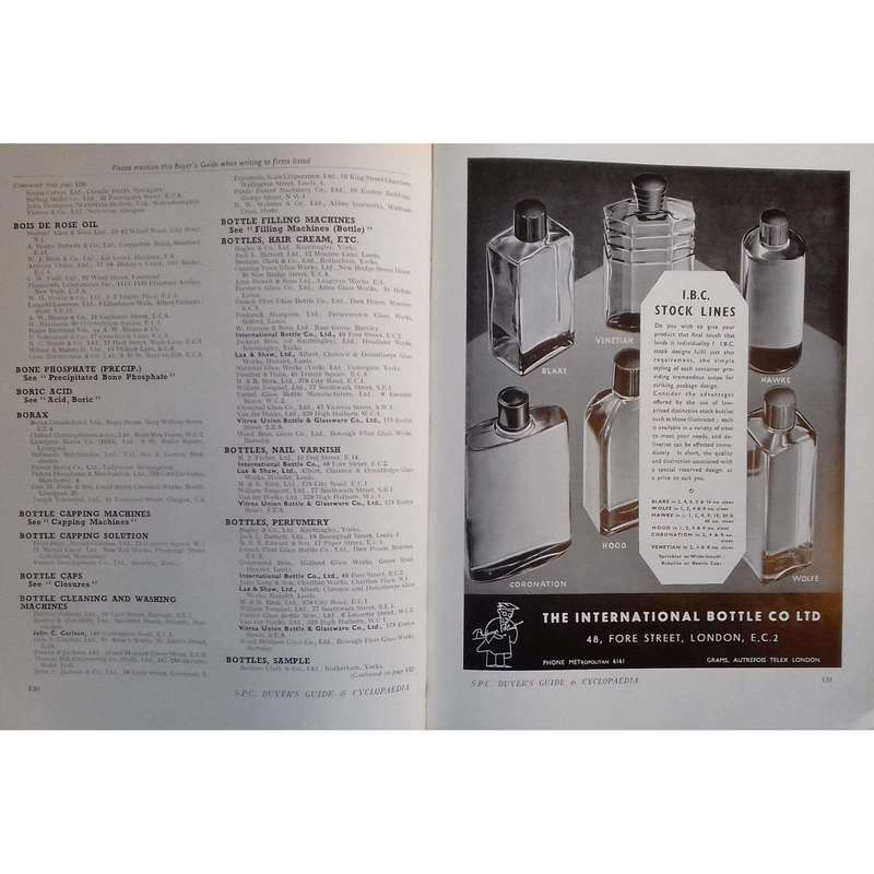 Soap Perfumery & Cosmetics Buyer's Guide & Cyclopaedia (1939) | F. V. Wells (Ed.)