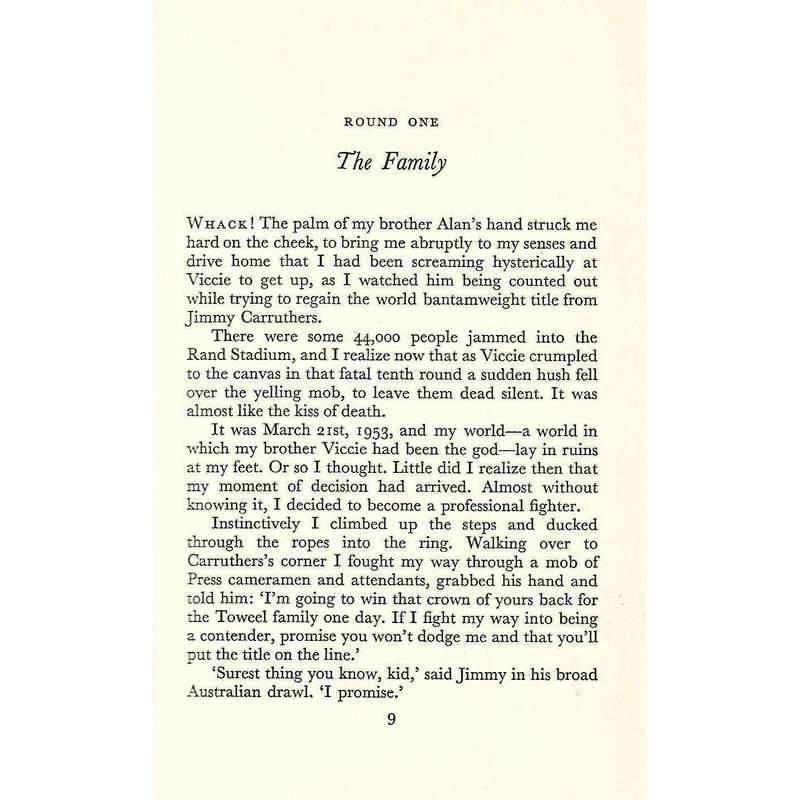 Somebody Ring the Bell! (First Edition, With Author's Inscription) | Willie Toweel and Peter McInnes