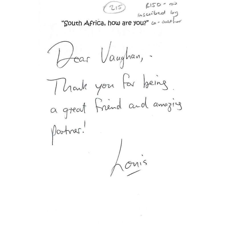 "South Africa, How Are You?" (Inscribed by Co-Author) | Louis Fourie and J.P. Landman, with Piete...