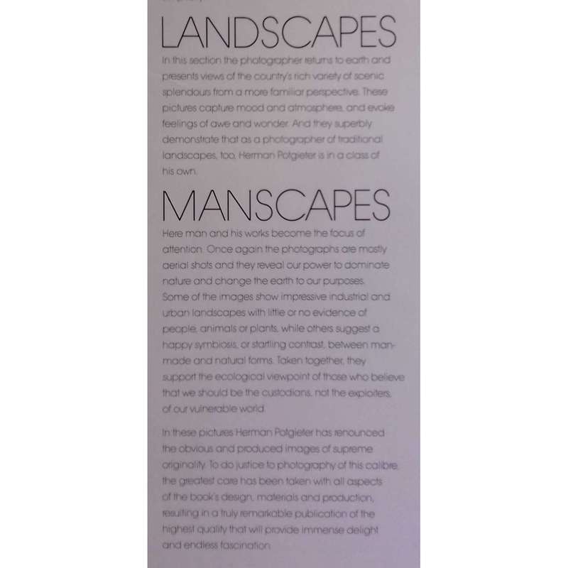 South Africa: Landshapes, Landscapes, Manscapes (Signed by Herman Potgieter) | Herman Potgieter &...