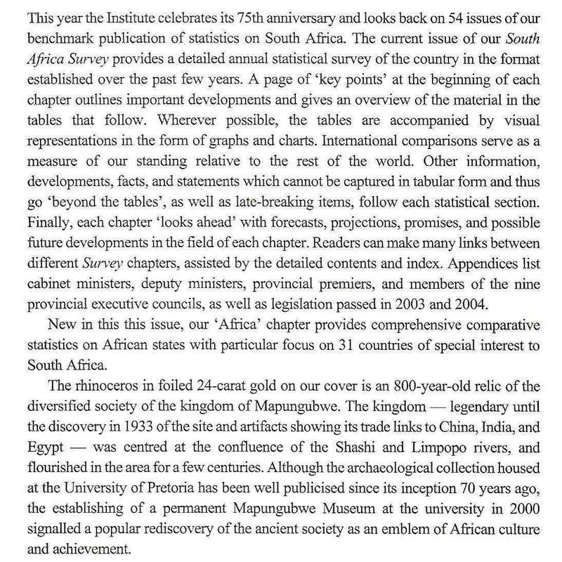 South Africa Survey 2003/2004