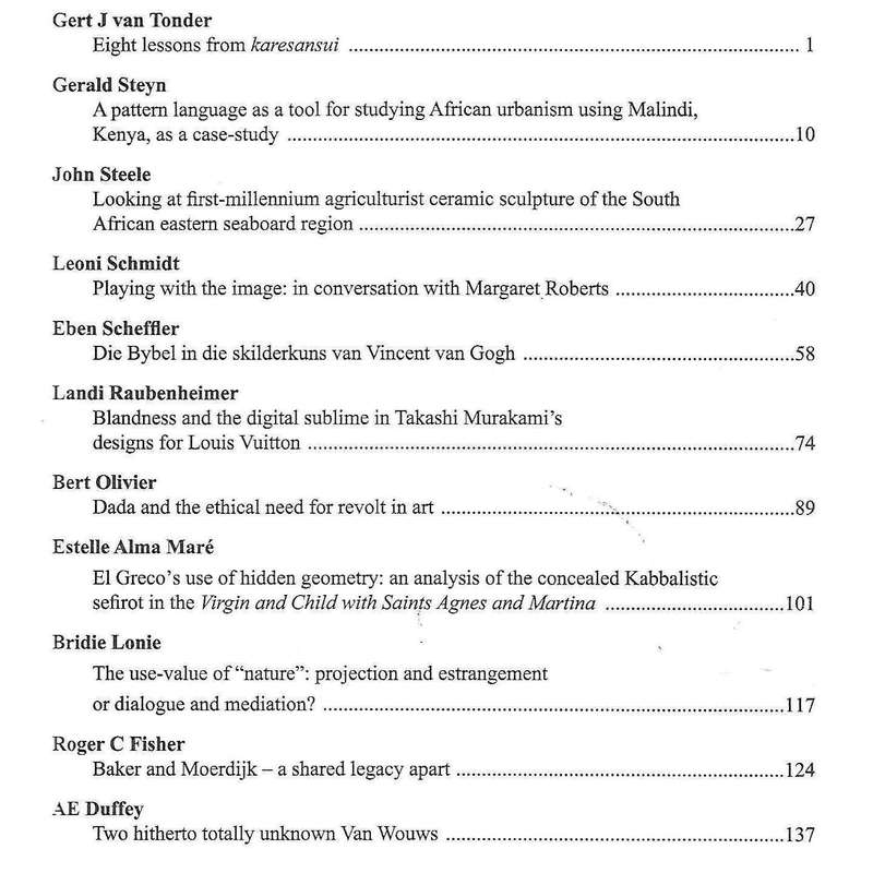 South African Journal of Art History (Vol. 21, No. 2, 2006)