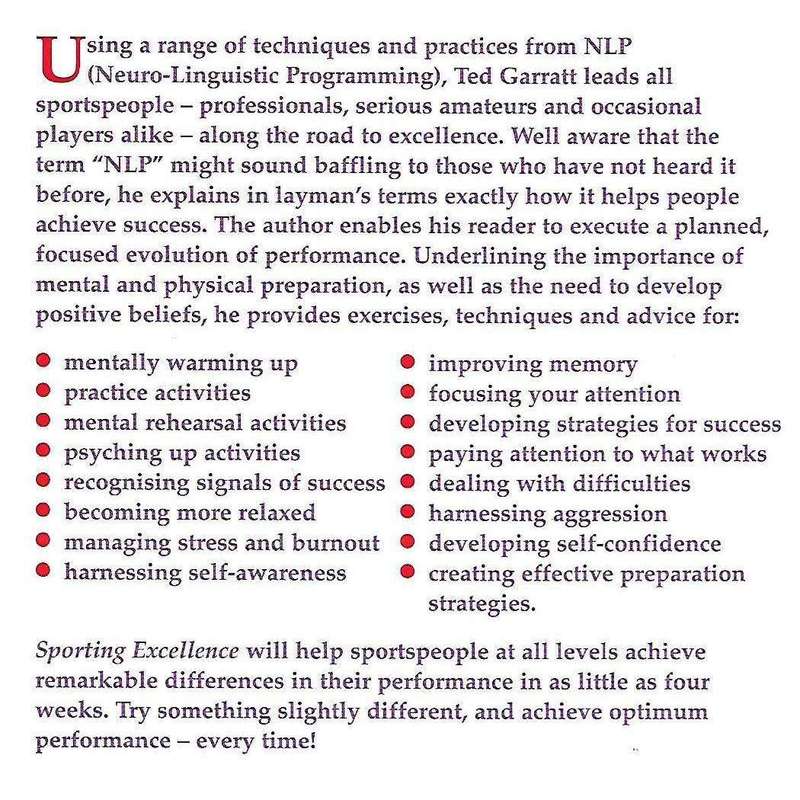 Sporting Excellence: Optimising Sports Performance Unsing NLP | Ted Garratt
