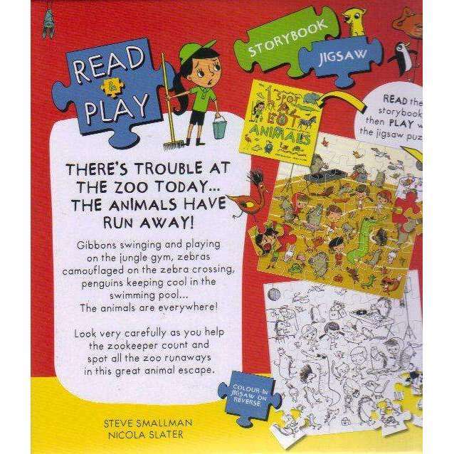 Spot A Lot Animals: Storybook and Jigsaw (Over 30 Jigsaw Pieces!) | Steve Smallman