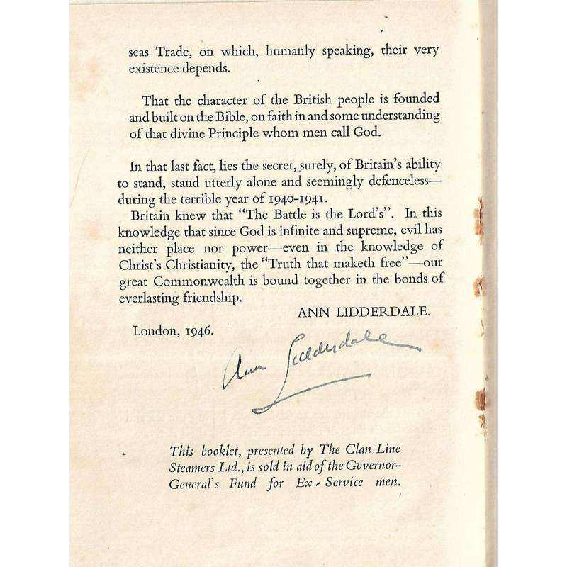 Springbok Library (Signed by Ann Lidderdale)