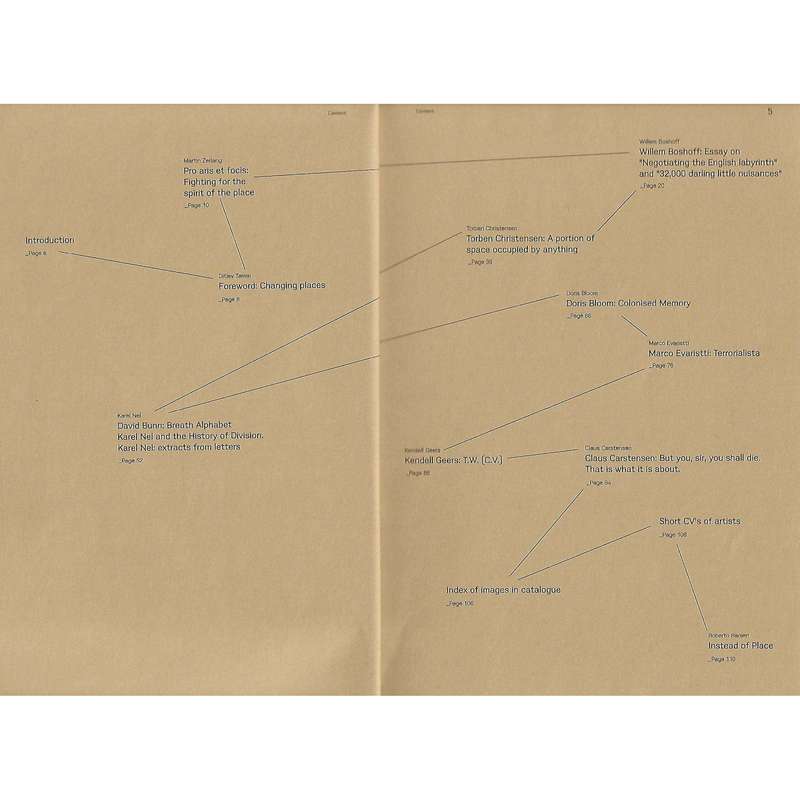 Sted//Place: Catalogue for Denmark/South Africa 2003/2004 | Lone Spliid (Ed.)