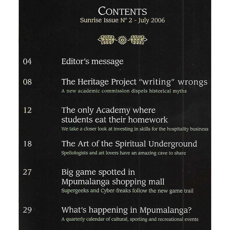 Sunrise (Issue No. 2, July 2006)