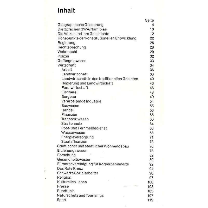 SWA/Namibia Heute (German)