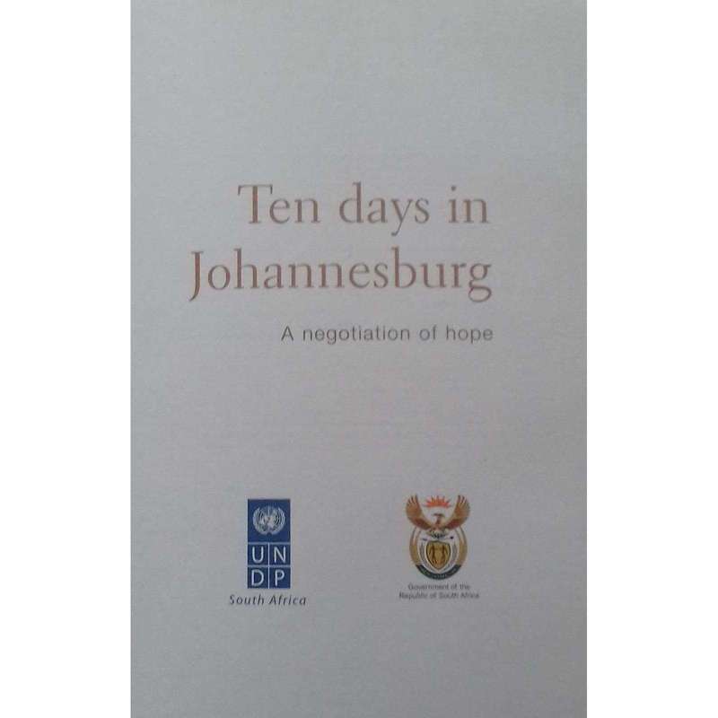 Ten Days in Johannesburg: A Negotiation of Hope
