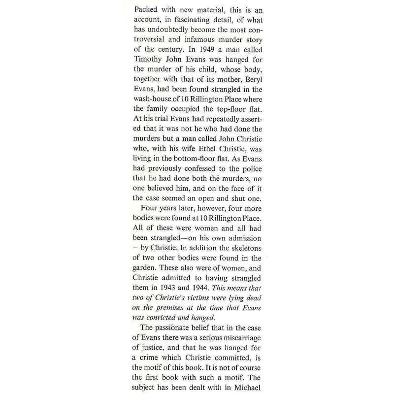Ten Rillington Place | Ludovic Kennedy