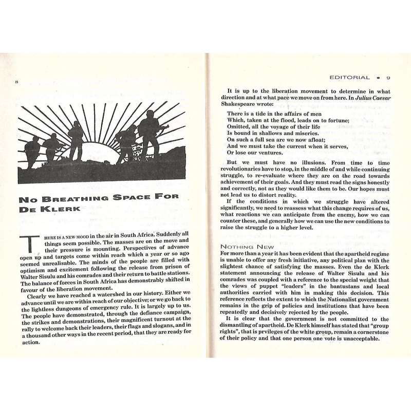 The African Communist, No. 120, First Quarter, 1990 (With Disguised Cover)