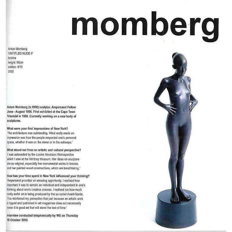 The Ampersand Foundation, 1997-2003 (Brochure to Accompany Exhibition)
